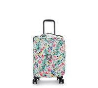 Kipling Spontaneous S Bagage à roulettes de Petite Taille, Taille Cabine, Bagage à Main, Cocktail Floral (Orange)