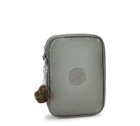 Kipling Trousse à 100 stylos pour Femme Gris métallisé 15,2 x 21,3 x 5,1 cm (L x H x P), Gris Lunaire métallisé, 6''L x 8.3''H x 2''D, Trousse à Maquillage pour Femme 100 stylos
