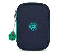kipling Trousse à crayons bleu foncé vert pour fille et garçon - Back To School 100 Pens Pencase L Blue Green Bl 264236