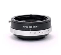 Kipon EOS-NEX A Adaptateur d'objectifs d'appareil Photo - Adaptateurs d'objectifs d'appareil Photo (Sony E, Noir, Canon EF/EOS - Sony NEX)