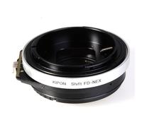 Kipon Shift Adaptateur compatible avec Canon FD sur compatible avec Sony E - 99 x 99 x 99 mm - Bague adaptation Mise au point manuelle, Manipulation simple, Pièce raccordement d'objectif