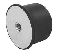 KIPP KIPP Butée en caoutchouc Ballig M12 Diamètre 80 mm Hauteur 60 mm Acier Caoutchouc naturel Quantité:1