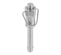 KIPP KIPP Goupille à bille Forme B avec encoche de préhension et anneau Ø 6 mm L 10 mm Quantité:1