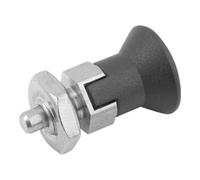 KIPP KIPP Goupille d'arrêt ECO courte exécution Gr.1 D1=10mm D=5mm Forme D Rainure de verrouillage Cône Quantité:1