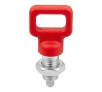 KIPP KIPP Goupille d'arrêt M12x1,5 Ø 6 mm forme D avec encoche et écrou de blocage Quantité:1