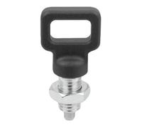 KIPP KIPP Goupille d'arrêt M12x1,5 Ø 6 mm forme D avec encoche et écrou de blocage Quantité:1