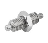 KIPP KIPP Goupille d'arrêt sans col Gr.1 M10x1 D5 forme K avec téton fileté KO Quantité:1