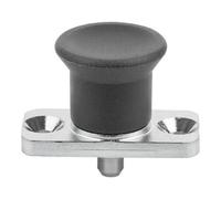 KIPP KIPP Goupille de verrouillage Mini avec bride de fixation Ø4 Forme A Quantité:1