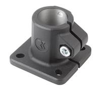 KIPP KIPP Raccord de tube avec pied Type 40 Aluminium noir poudré Quantité:1