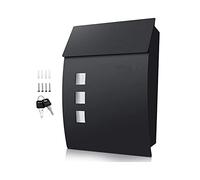 Kippen 10004Y Boîte aux lettres modèle Space. Couleur anthracite, Dimensions : 45 x 32 x 10 cm