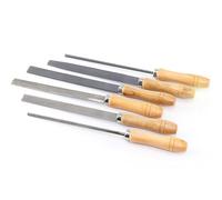 Kippen 1120X Lot de 6 limes et râpes à bois et métal de 200 mm.