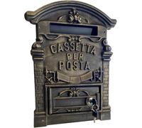 Kippen 1183K - Boîte à Lettres en Fonte modèle Old, Couleur Bronze