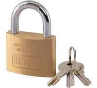 Kippen 2002D1 Cadenas à arc avec corps en laiton 40 mm