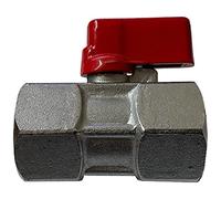 kippen 5004A1 Mini valve à bille en laiton, raccord F/F de 1/2"