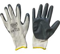 kippen 7014A1 Lot de 12 paires de gants de travail en nitrile, taille 8