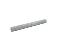 vidaXL Grillage pour volière Acier galvanisé 25x1,5 m Argenté
