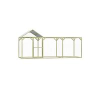vidaXL Poulailler 4,5x1,5x2 m Pinède imprégnée 278401