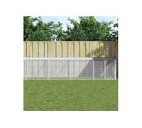 Vidaxl Poulailler Avec Toit Anthracite 1003x98x90 Cm Acier Galvanisé Gris