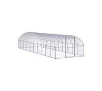 vidaXL Poulailler d'extérieur 3 x 10 x 2 m Acier galvanisé, 76kg