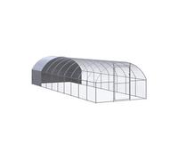Vidaxl Poulailler D'extérieur 3x10x2 M Acier Galvanisé