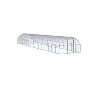 Poulailler d'Extérieur 3x2x2 m Acier Galvanisé Cage Poulets Volière vidaXL