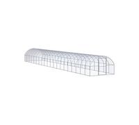 Poulailler d'Extérieur 3x2x2 m Acier Galvanisé Cage Poulets Volière vidaXL