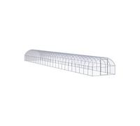 Vidaxl Poulailler D'extérieur 3x24x2 M Acier Galvanisé