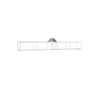 Vidaxl Poulailler 9 X 1 X 1,5 M Acier Galvanisé