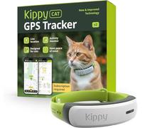 Kippy Cat V2 - Collier GPS pour Chats - Localisateur et Tracker de Santé et d'Activité avec Système Anti-Étranglement - Créer des Frontières Virtuelles - Suivi en Temps Réel