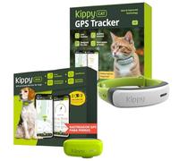 Kippy Pack GPS Chat V2 et Chien - Lot de 2, 1 Collier Chat V2 et 1 pour Chien, Suivi de Santé et d’Activité