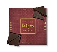 kips Chocolat Aphrodisiaque Noir | Cadeau Sensuel pour Couple | Désir & Connexion | Maca, Ashwagandha, Muira Puama, Grenade | Fabriqué en Allemagne | 1 Boîte - 4 Carrés - 100 g