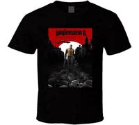 kipzzz Men t-Shirt Wolfenstein II The Colossus 2017 Game T Shirt Tshirt Women t Shirt L