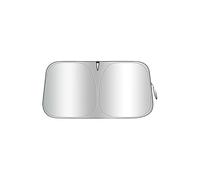 KIQETCLL Pare Soleil Voiture, Pare Brise Avant en Aluminium, Intérieur Pliable, pour Genesis G80 2020 2021 2022 2023 2024 2025, Isolation Thermique, Accessoire Auto Réfléchissant,Silver1