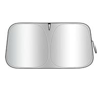 KIQETCLL Pare Soleil Voiture, Pare Brise Avant en Aluminium, Intérieur Pliable, pour Genesis G90 2020 2021 2022, Isolation Thermique, Accessoire Auto Réfléchissant,Silver2