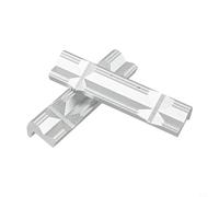 KiraKira 1 paire de mâchoires d'étau en alliage d'aluminium avec 4 aimants puissants, pour étau d'établi de type V pour mâchoire souple de 10,2 cm, 12,7 cm, 15,2 cm, 20,3 cm, design de tiroir