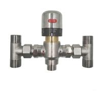 KiraKira 304 pour kit de vanne de dérivation en acier inoxydable, circulation d'eau chaude, valve de capteur réglable avec filtre amovible, pour 500800 367010