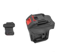 KiraKira Adaptateur double interface pour outils électriques de tronçonneuse, convertisseur de partage de puissance efficace, noir