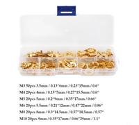 KiraKira Assortiment de 150 cosses de câble en cuivre pour kit de bornes électriques M10