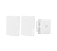 KiraKira Bouton robot sans fil, télécommande RF, automatisation facile à installer, longue durée de vie, blanc, 51 x 54 mm