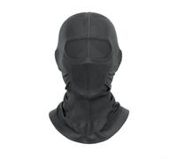 KiraKira Cagoule respirante, 90 % nylon, 10 % élasthanne, masque complet pour cyclisme, ski pour moto, protection UV, coupe-vent pour homme et femme (gris)