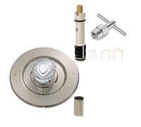 KiraKira Copper T470 Kit de réparation de douche avec cartouche de valve 1225 Kit complet de remplacement pour débit d'eau