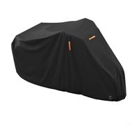 KiraKira Housse de tricycle d'extérieur pour adulte en tissu Oxford 210D, imperméable, pour rangement de vélo, coupe-vent avec bandes réfléchissantes, 190,5 x 76,2 x 111,8 cm, noir (190,5 x 76,2 x