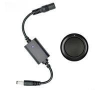 KiraKira Interrupteur à distance RF sans fil compact DC 3,7 V-12 V 433,92 MHz 3 A Capacité avec lampe à code d'apprentissage et contrôle des appareils (A)