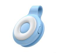 KiraKira Lampe magnétique à clipser rechargeable par USB, 5 modes, lampe de poche portable avec aimant puissant, pour veilleuse compacte en ABS, sports de plein air, camping, course à pied, batterie