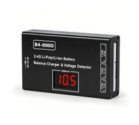 KiraKira LiPo Équilibreur de batterie pour chargeur 9-16 V avec écran LCD détection de tension en temps réel et sécurité multicouche pour la protection (noir)