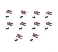 KiraKira Lot de 10 modules de capteur de lumière TEMT6000, détection haute sensibilité 1-1000 lux, systèmes de contrôle à domicile 3,3-5,5 V