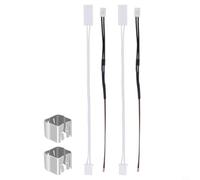 KiraKira Lot de 2 chauffages 24 V 48 W pour élément et thermistance pour imprimante 3D X1 X1C, assemblage rapide avec clips d'impression ABS