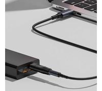 KiraKira Lot de 4 adaptateurs USB C mâle vers CC femelle pour Starlink Mini, 20 V 100 W + source PD, convertisseur en PVC durable pour camping en plein air, noir