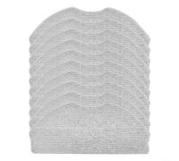 KiraKira Lot de 4 chiffons en microfibre haute absorption pour aspirateur ROPVACNIC S1 Tipdiy G90 pour PrettyCare C2, chiffons de nettoyage réutilisables pour sols (lot de 10)