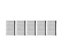 KiraKira Lot de 5 filtres de rechange pour SmartGyro R80 Base, compatibles avec 2499 Home Advanced pour aspirateur - Blanc